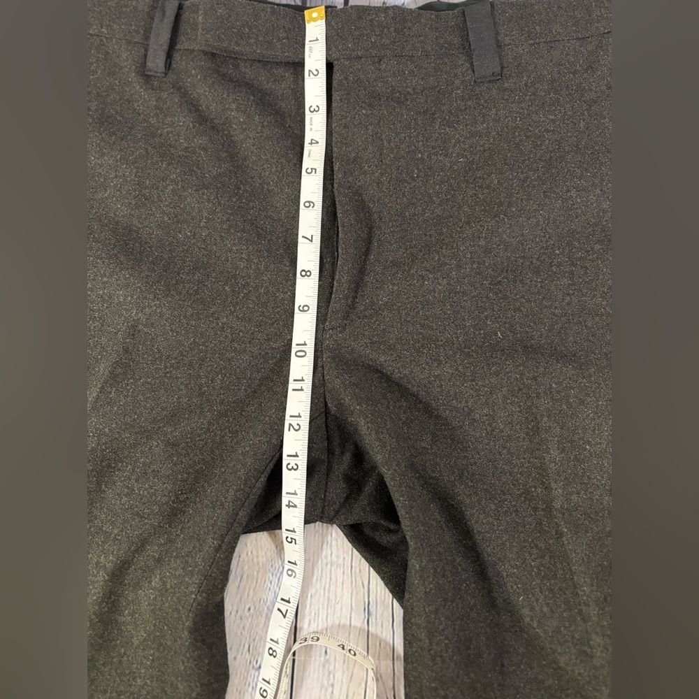 Ralph Lauren Collection Purple Label Gray Wool Flannel Cuffed Dress Pants 40 - Picture 10 of 13